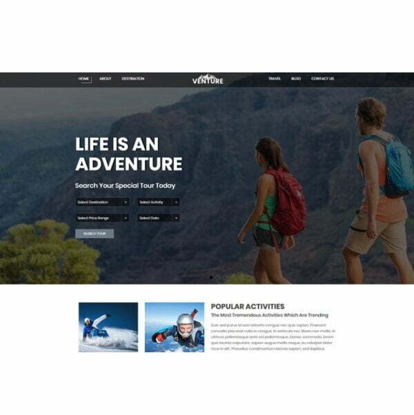 Adventure - HTML Template